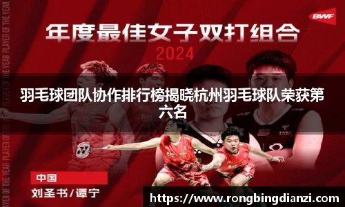 羽毛球团队协作排行榜揭晓杭州羽毛球队荣获第六名